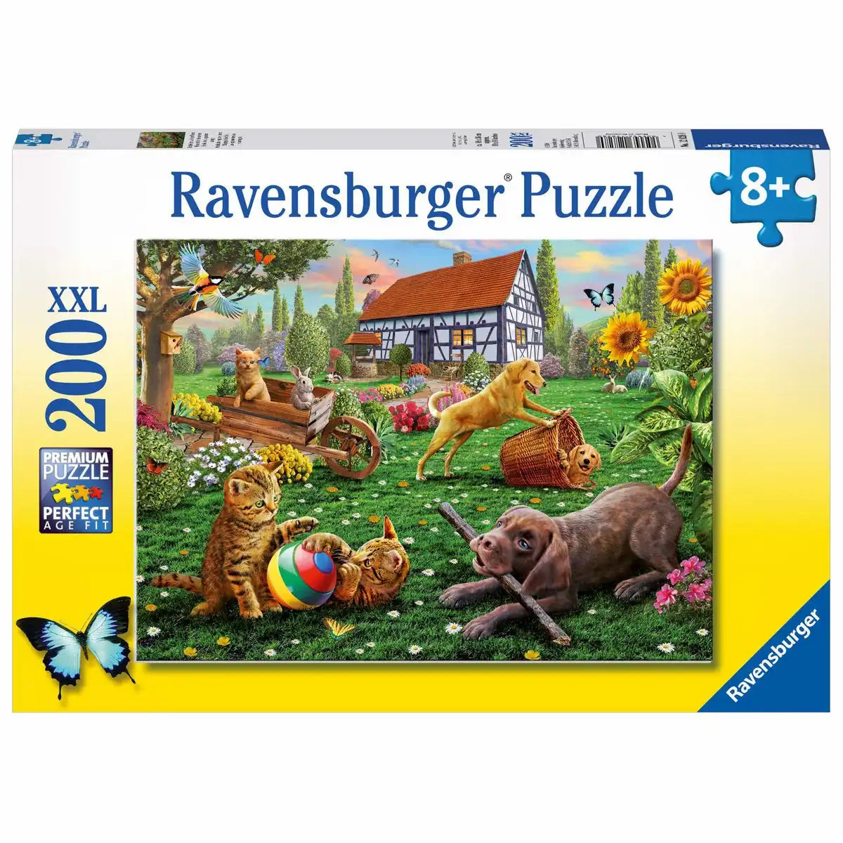 Ravensburger Puzzle 200 Teile XXL Entdecker auf vier Pfoten