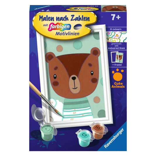 Ravensburger Malen nach Zahlen Knuffiger Bär