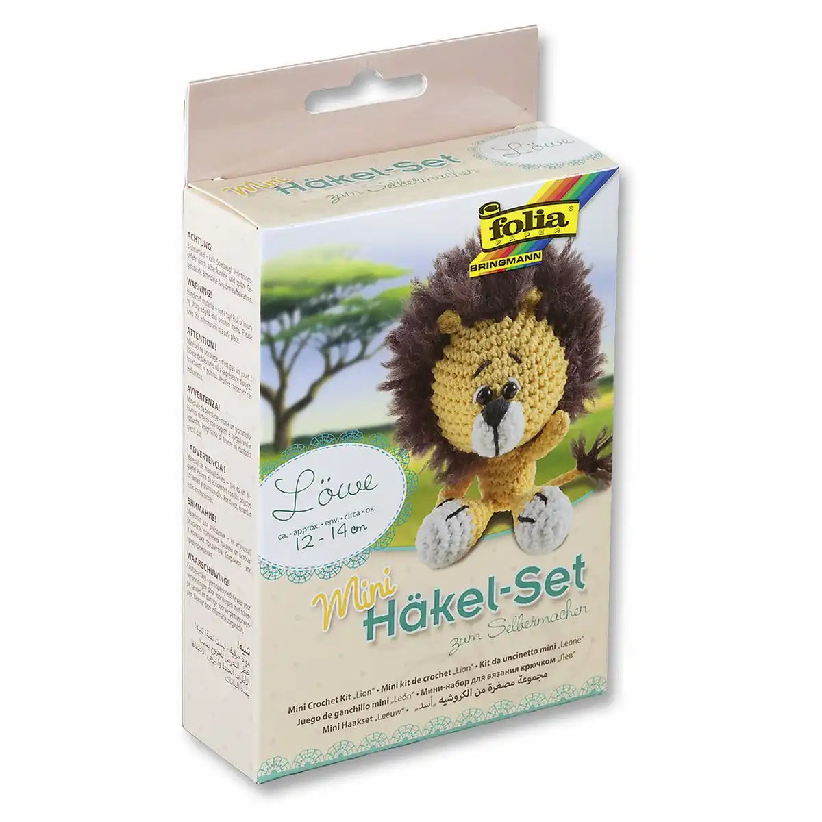 folia Häkelset Mini Löwe