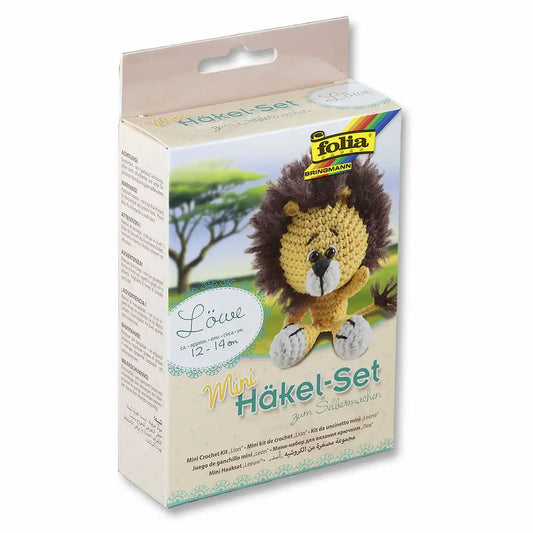 folia Häkelset Mini Löwe
