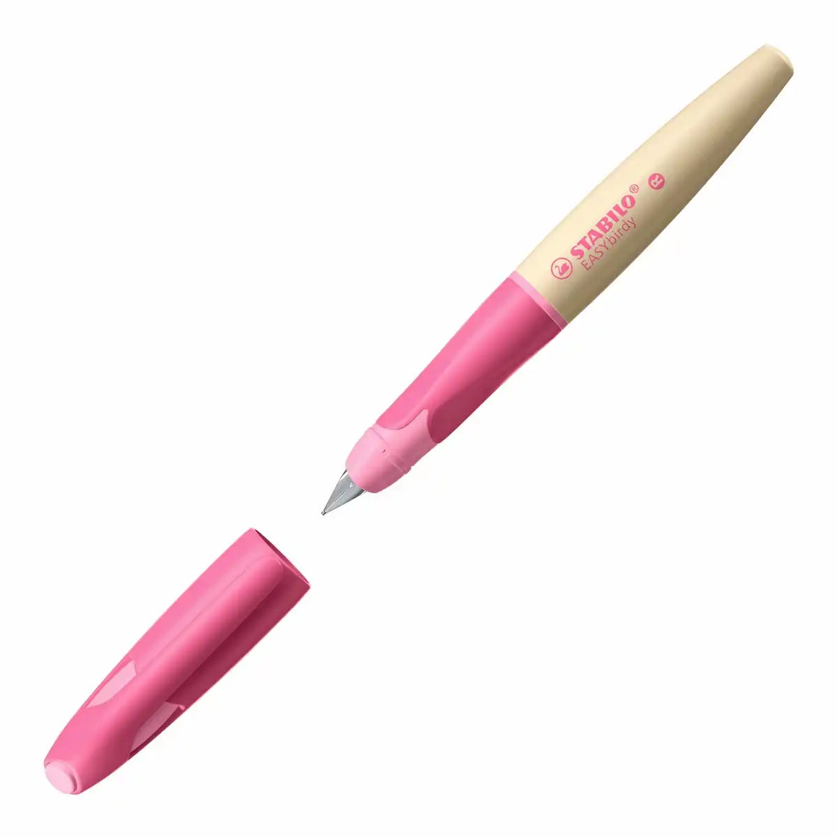 STABILO Schulfüller EASYbirdy Timber für Rechtshänder A rosa