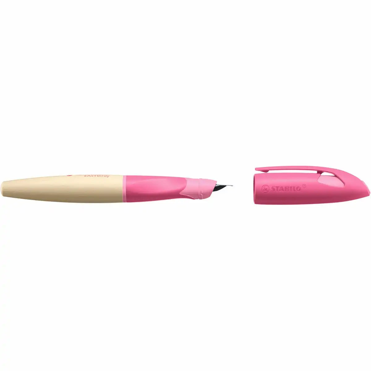 STABILO Schulfüller EASYbirdy Timber für Linkshänder A rosa