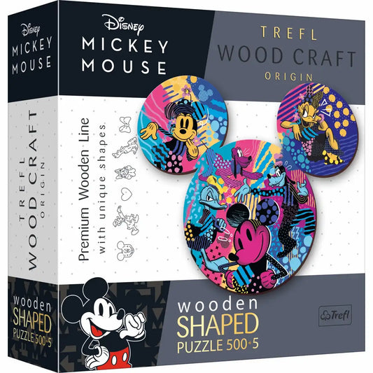 Trefl Holz-Puzzle Disney MICKEY MOUSE 500+5 Teile