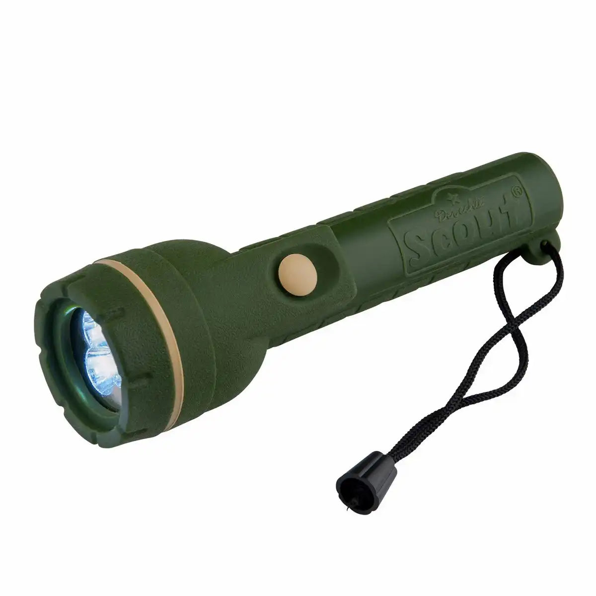 Scout Nachtsichtfernglas und Taschenlampe mit roten LEDs beige/grün