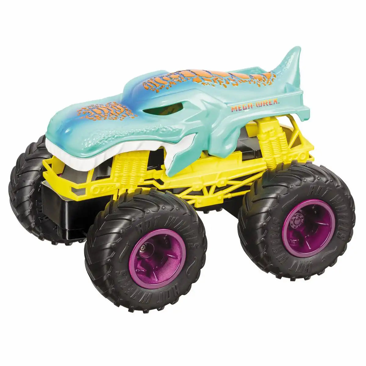 Happy People Hot Wheels RC Truck Mega Wrex blau/gelb/schwarz 17cm