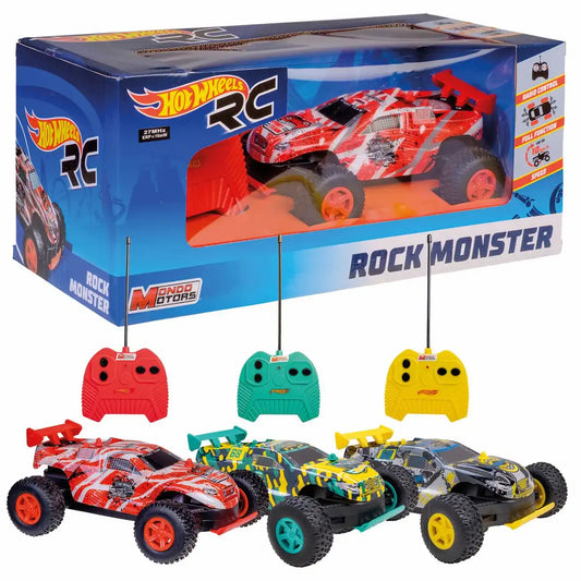 Happy People Hot Wheels RC Rock Monster rot/gelb/grün 17x14x34cm 3fach sortiert