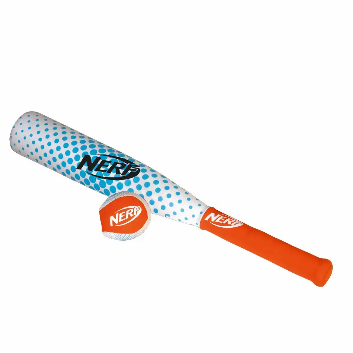 NERF Baseball Set Neopren ab 3 Jahren weiß/blau/orange 14x9x83cm