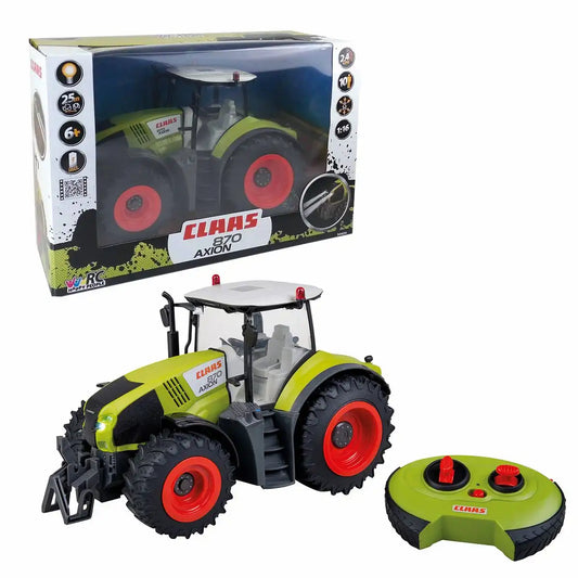 Happy People RC Traktor mit Licht Claas Axion weiß/grün/rot/schwarz