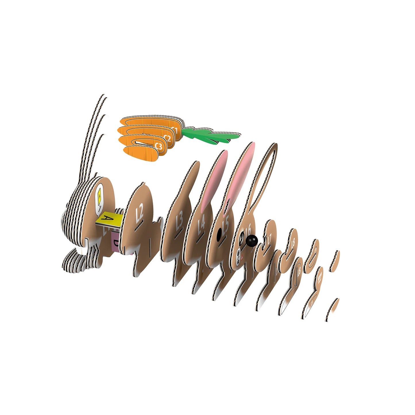 3D Bastelset Hase