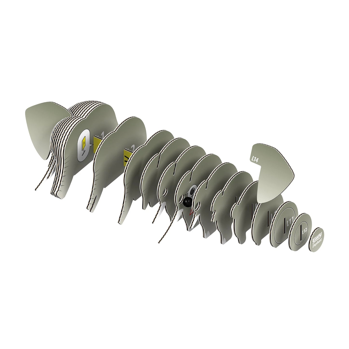 3D Bastelset Elefant