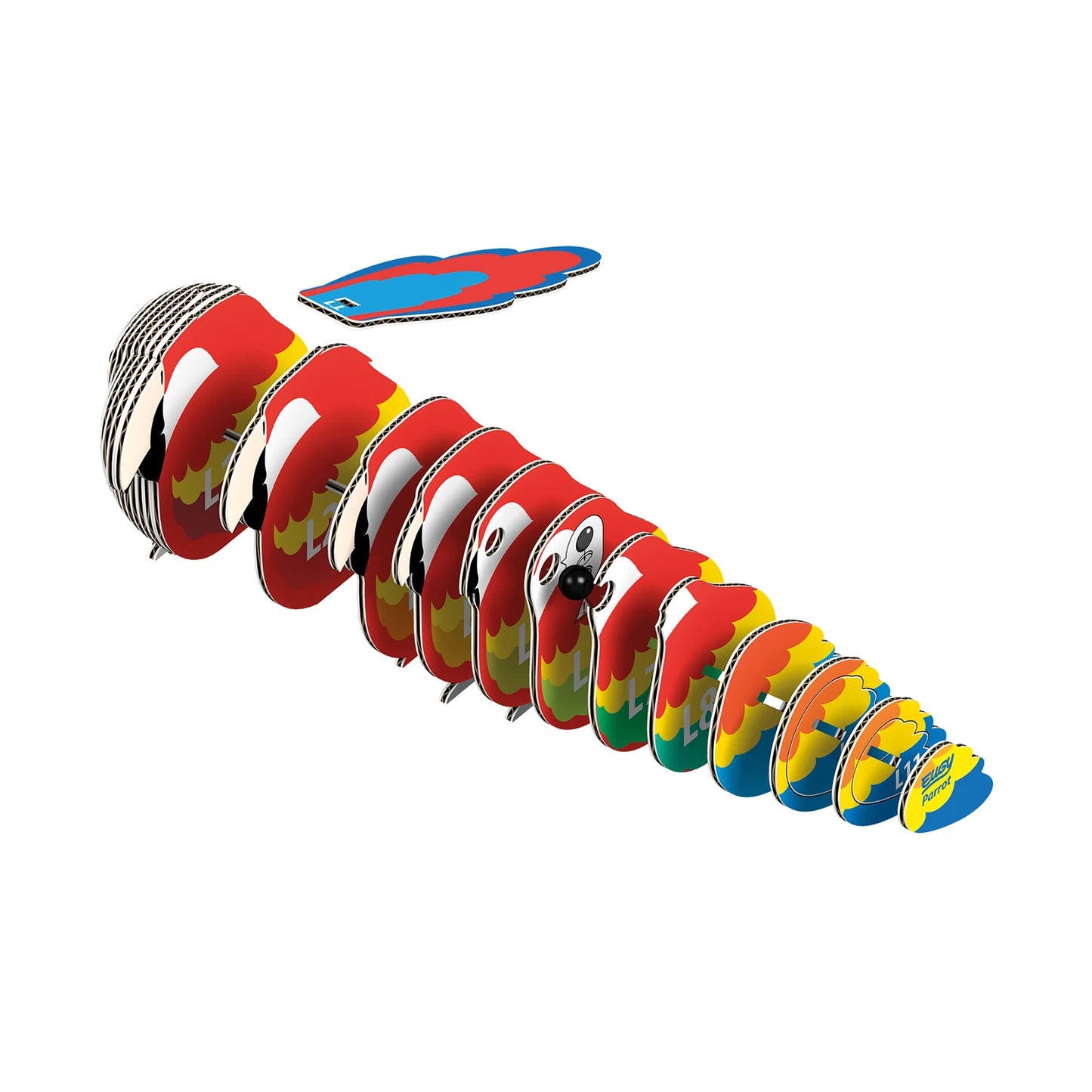 3D Bastelset Papagei