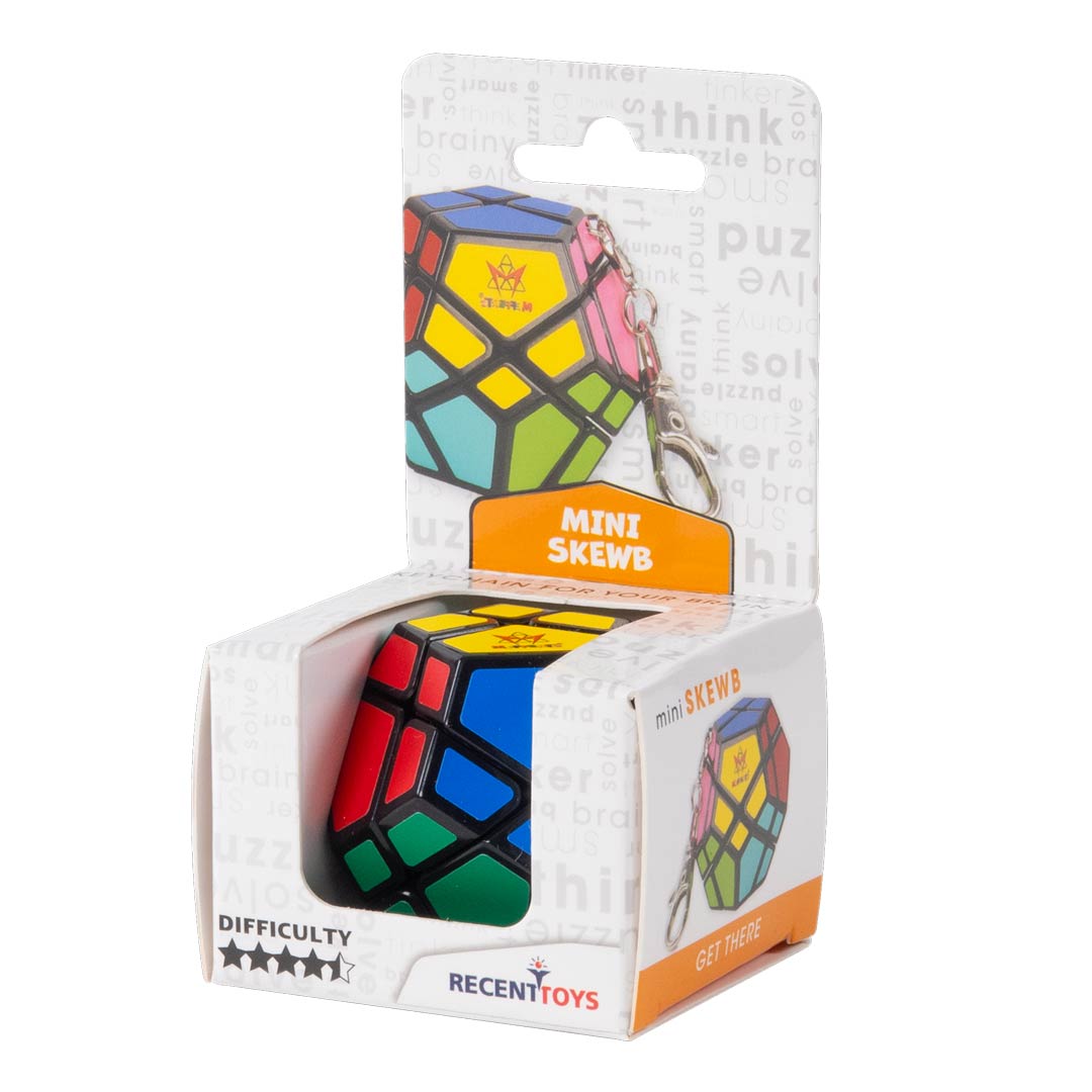 Meffert´s Mini Skewb, 3D-Puzzle, Schlüsselanhänger, 12 Seiten, Ab 7+