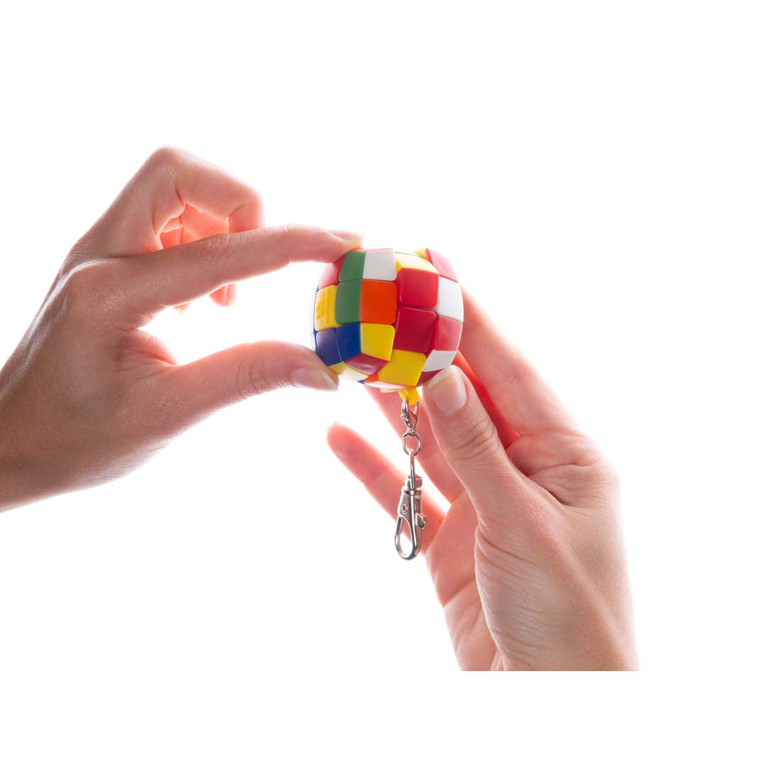 Meffert´s Mini Feliks Pillow, 3D-Geduldspiel Schlüsselanhänger, Logiktrainer, Ab 7+