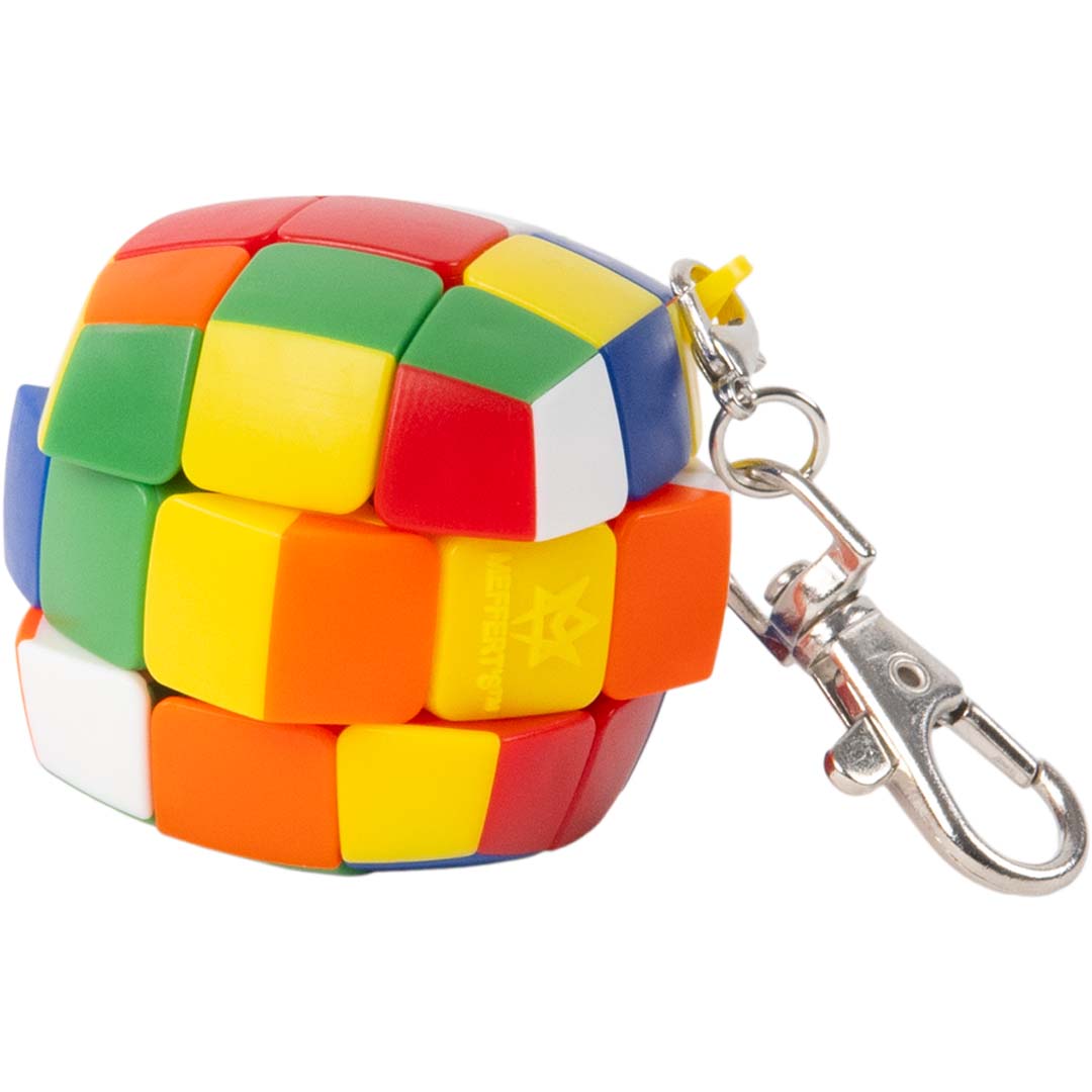 Meffert´s Mini Feliks Pillow, 3D-Geduldspiel Schlüsselanhänger, Logiktrainer, Ab 7+