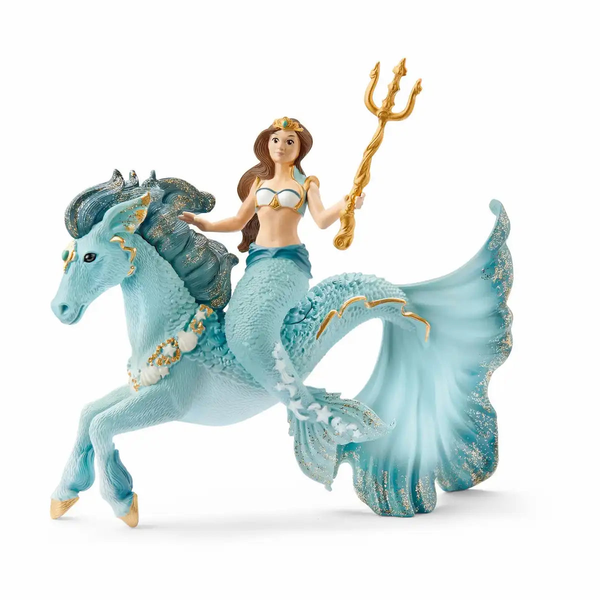 schleich bayala Eyela auf Unterwasserpferd Meerjungfrau 70594