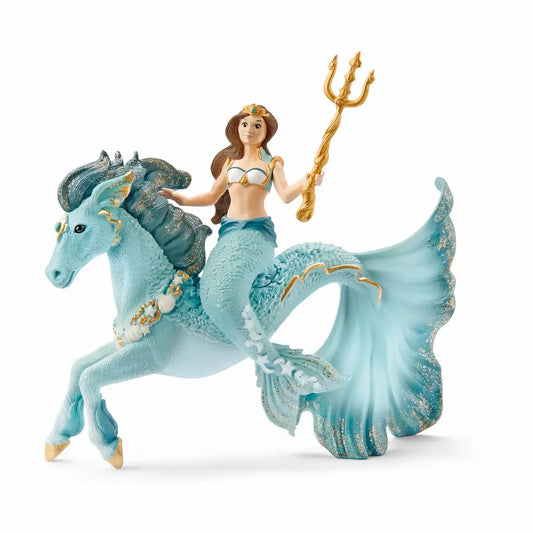 schleich bayala Eyela auf Unterwasserpferd Meerjungfrau 70594