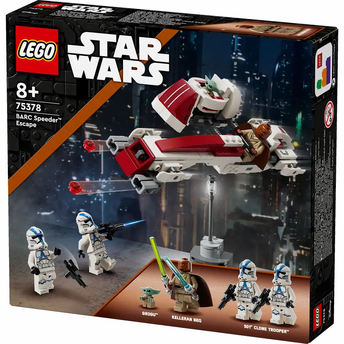 LEGO STAR WARS Flucht mit dem BARC Speeder 75378