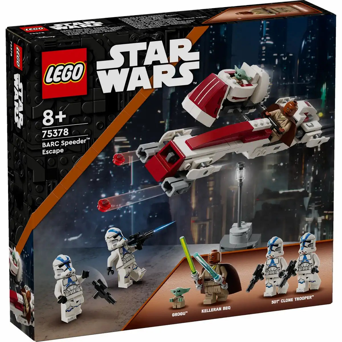 LEGO STAR WARS Flucht mit dem BARC Speeder 75378