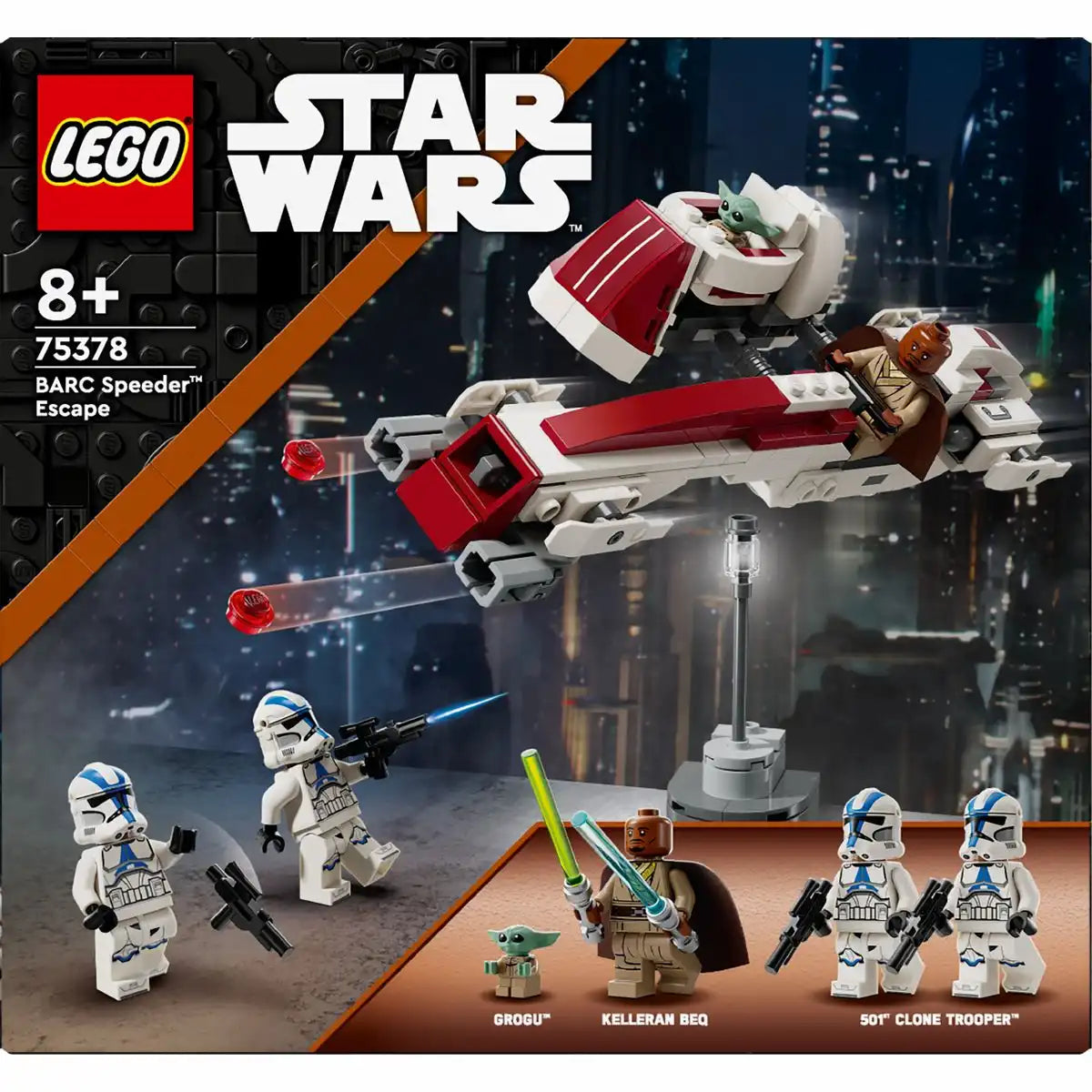 LEGO STAR WARS Flucht mit dem BARC Speeder 75378