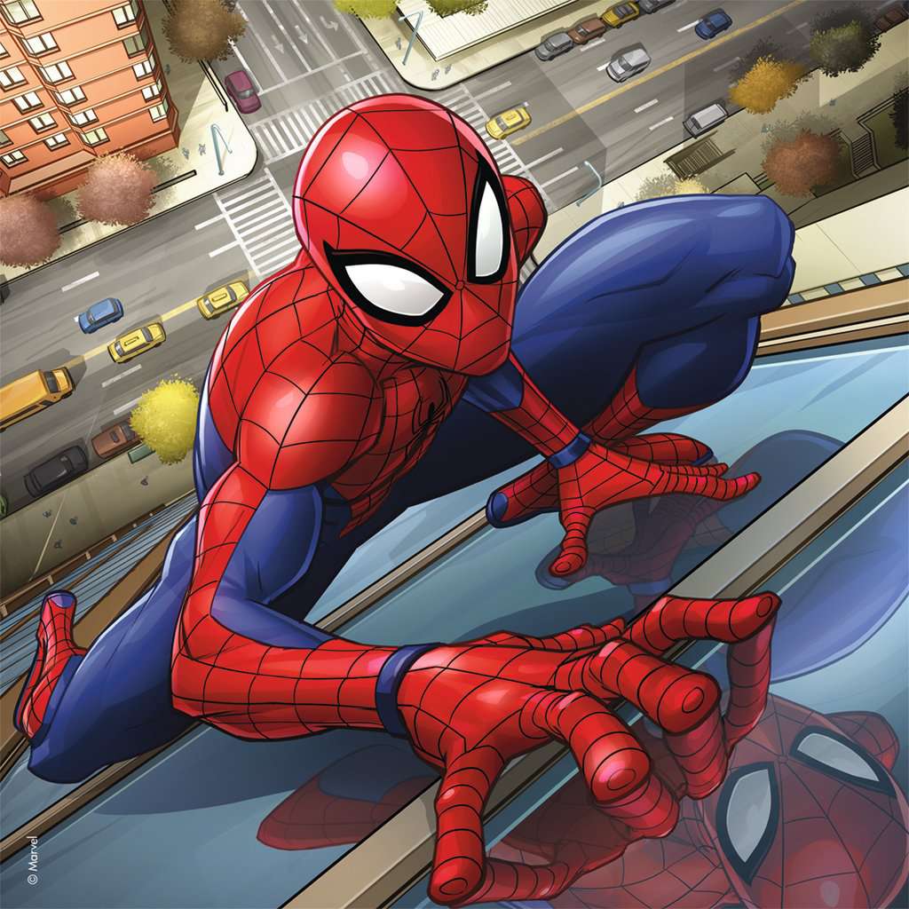 Ravensburger Puzzle 3 X 49 Teile Spider-Man beschützt die Stadt