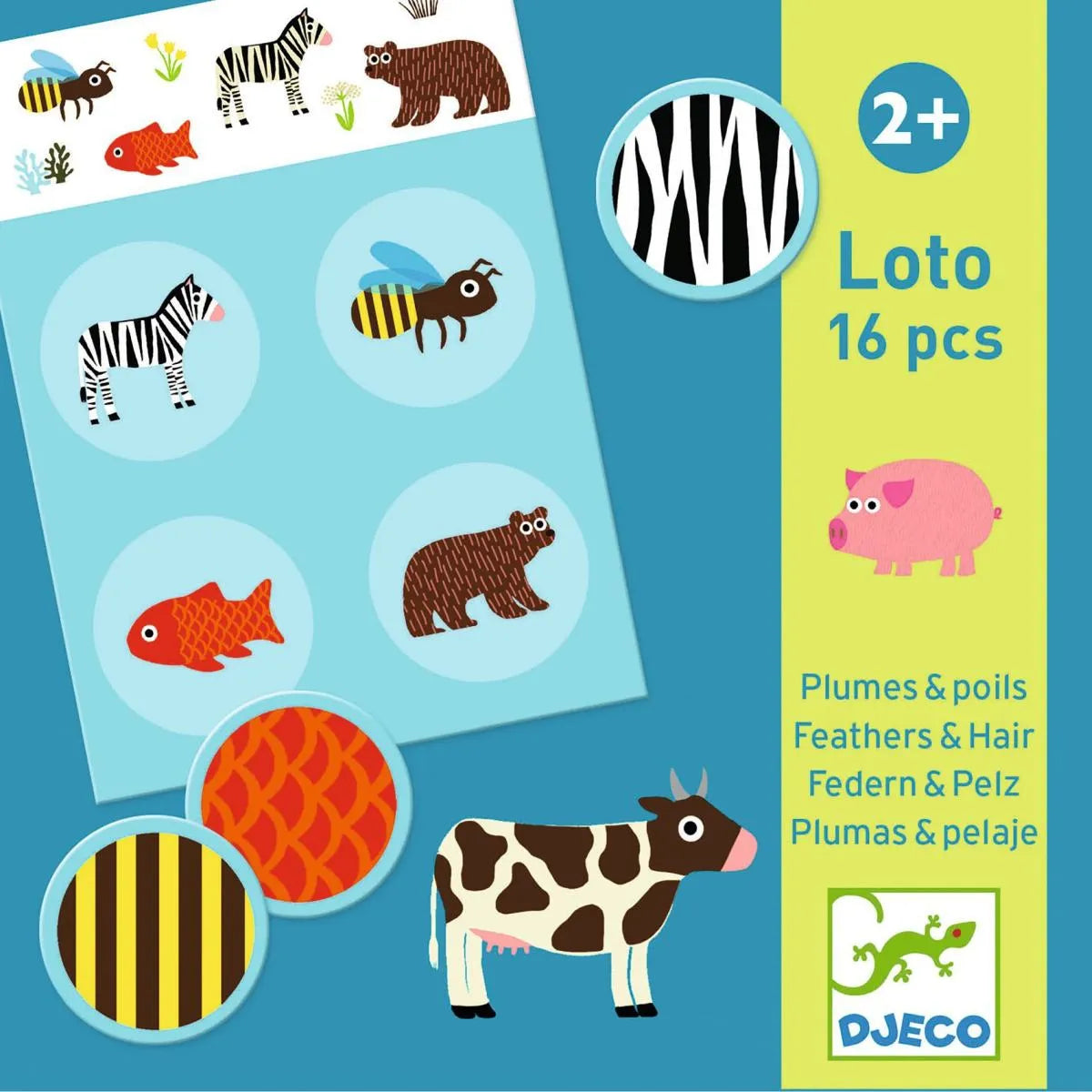 Lernspiele: Bingo Federn&Pelz