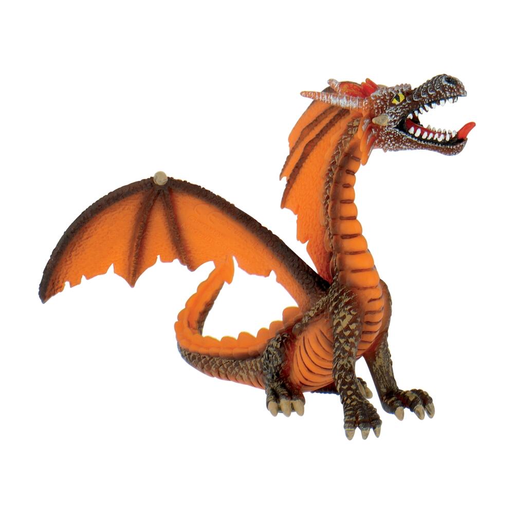 Bullyland Drache sitzend orange