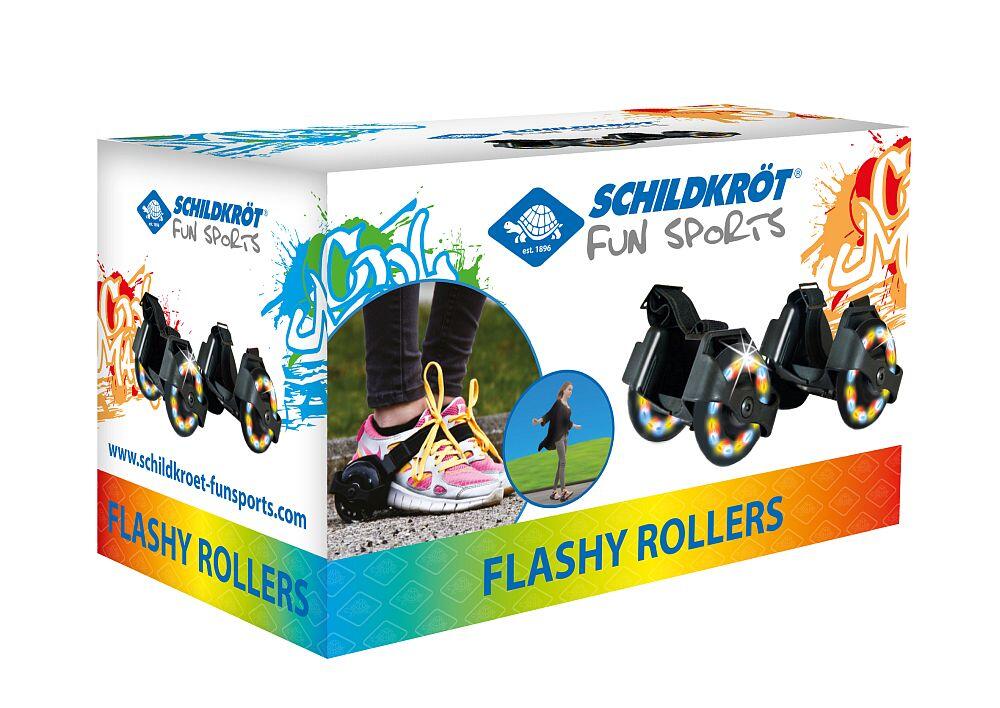 Schildkröt® Flashy Rollers, 2 Fersenroller mit LED Beleuchtung, 970302
