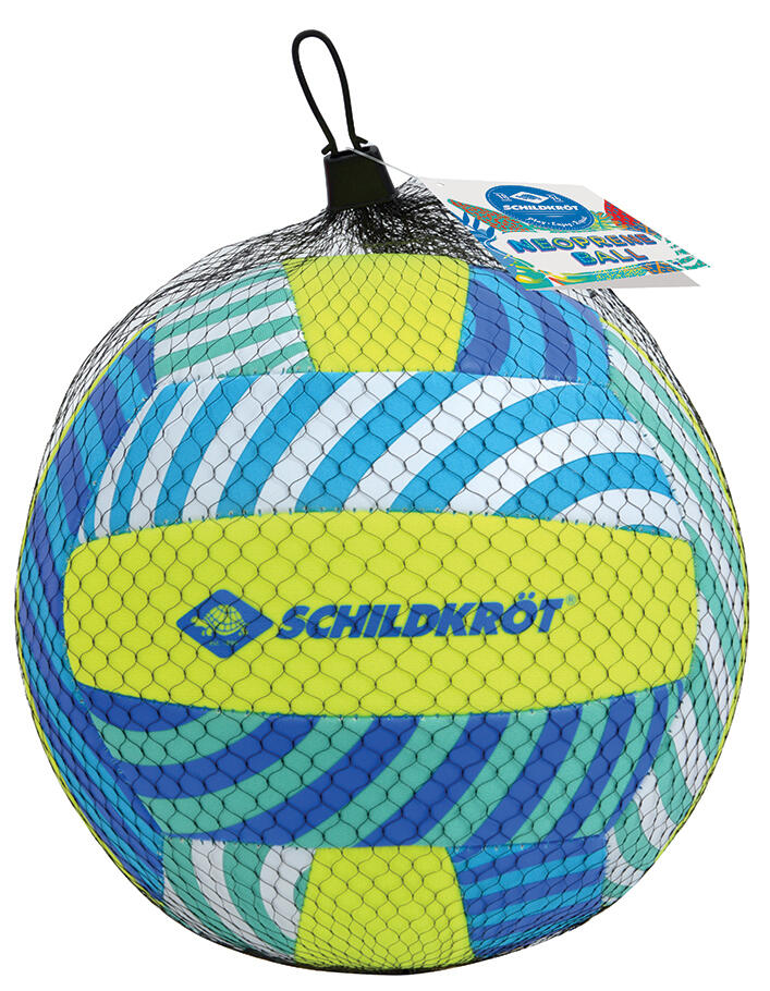 Schildkröt® Neopren Beachvolleyball, Größe 5, Ø 21 cm, normale Größe, neues Design, farblich sortiert, griffige textile Oberfläche