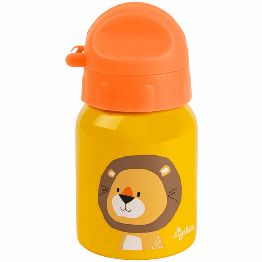Edelstahl Trinkflasche 250 ml, Löwe