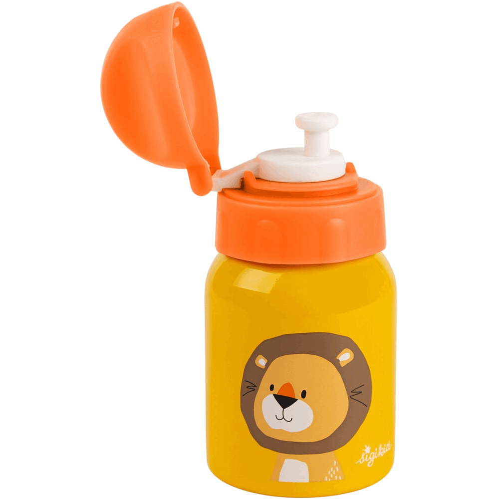 Edelstahl Trinkflasche 250 ml, Löwe