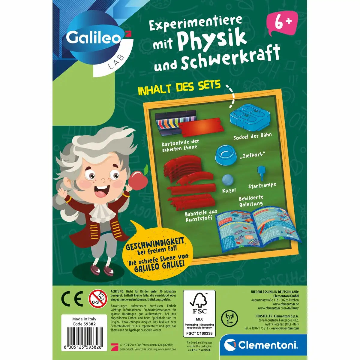 Experimentierkasten Galileo Experimentiere mit Physik und Schwerkraft