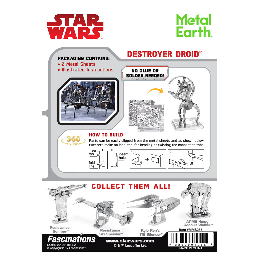 Metal Earth: STAR WARS Destroyer Droid