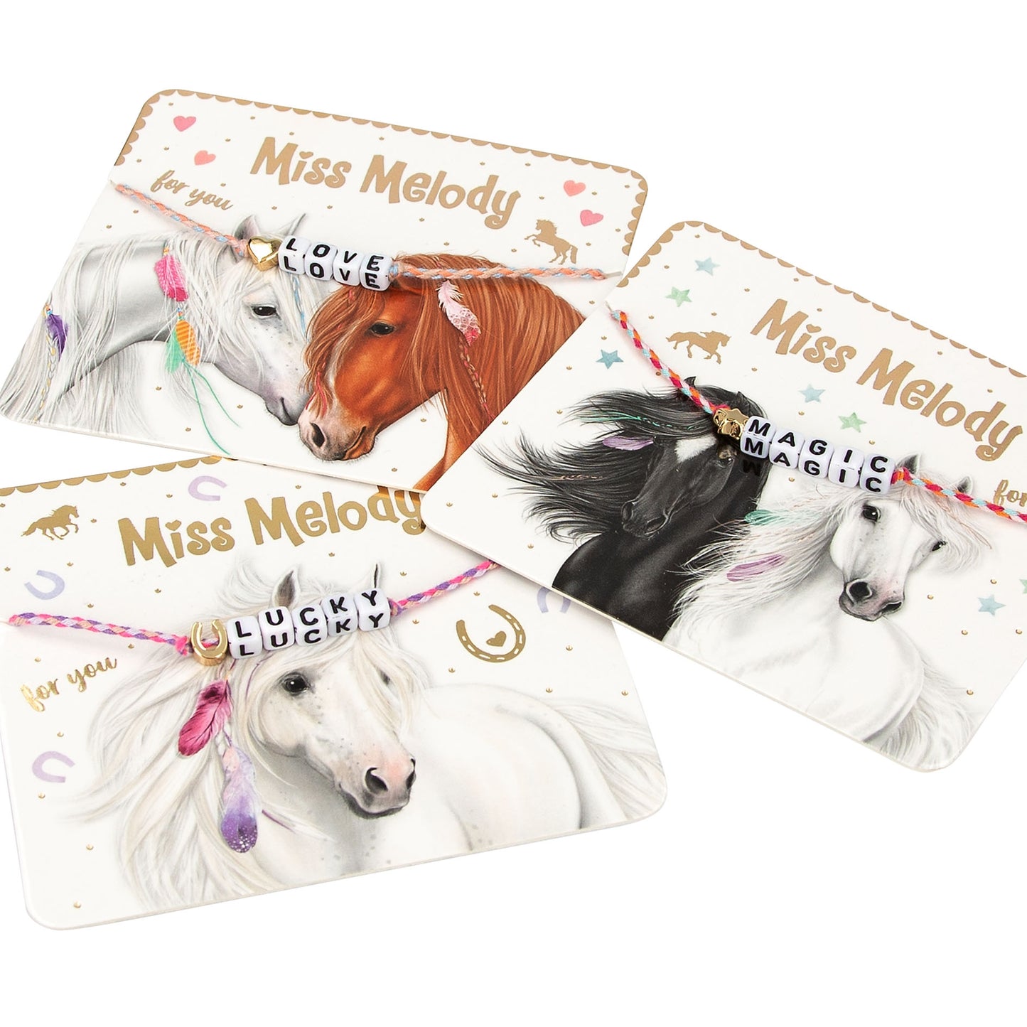 Miss Melody Armband Textil mit Statement