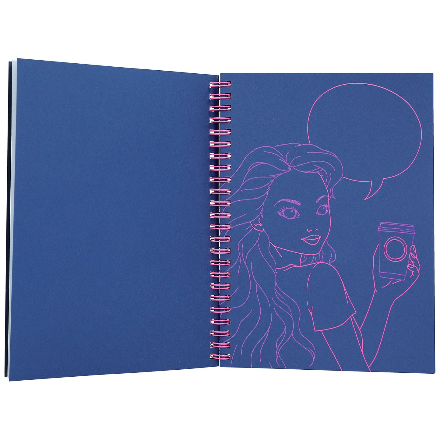 TOPModel Neon Doodle Malbuch-Set
