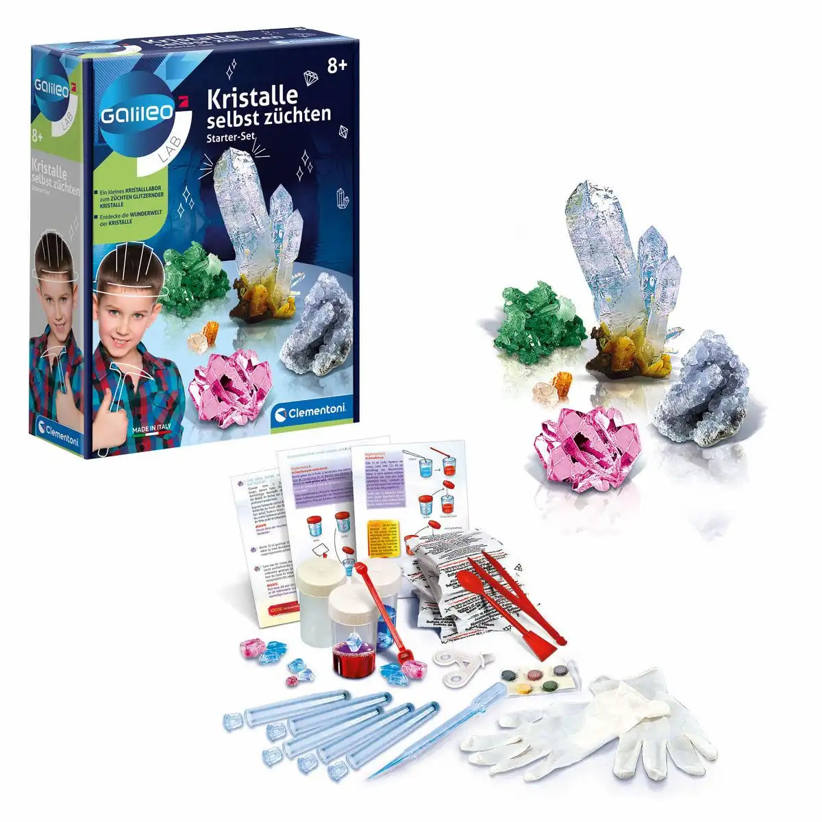 Experimentierset Galileo Lab Kristalle selbst züchten