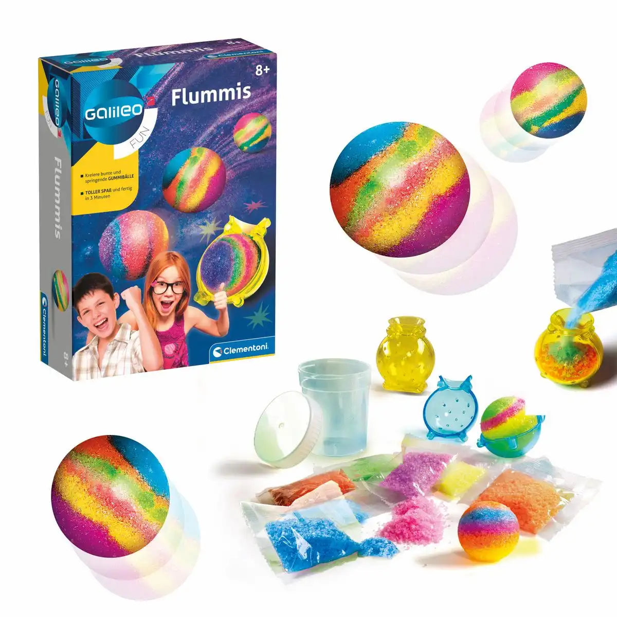 Experimentierkasten Galileo Flummis