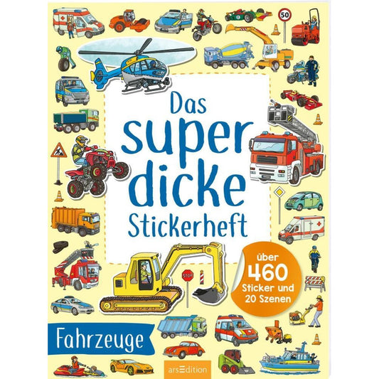 Das superdicke Stickerheft - Fahrzeuge