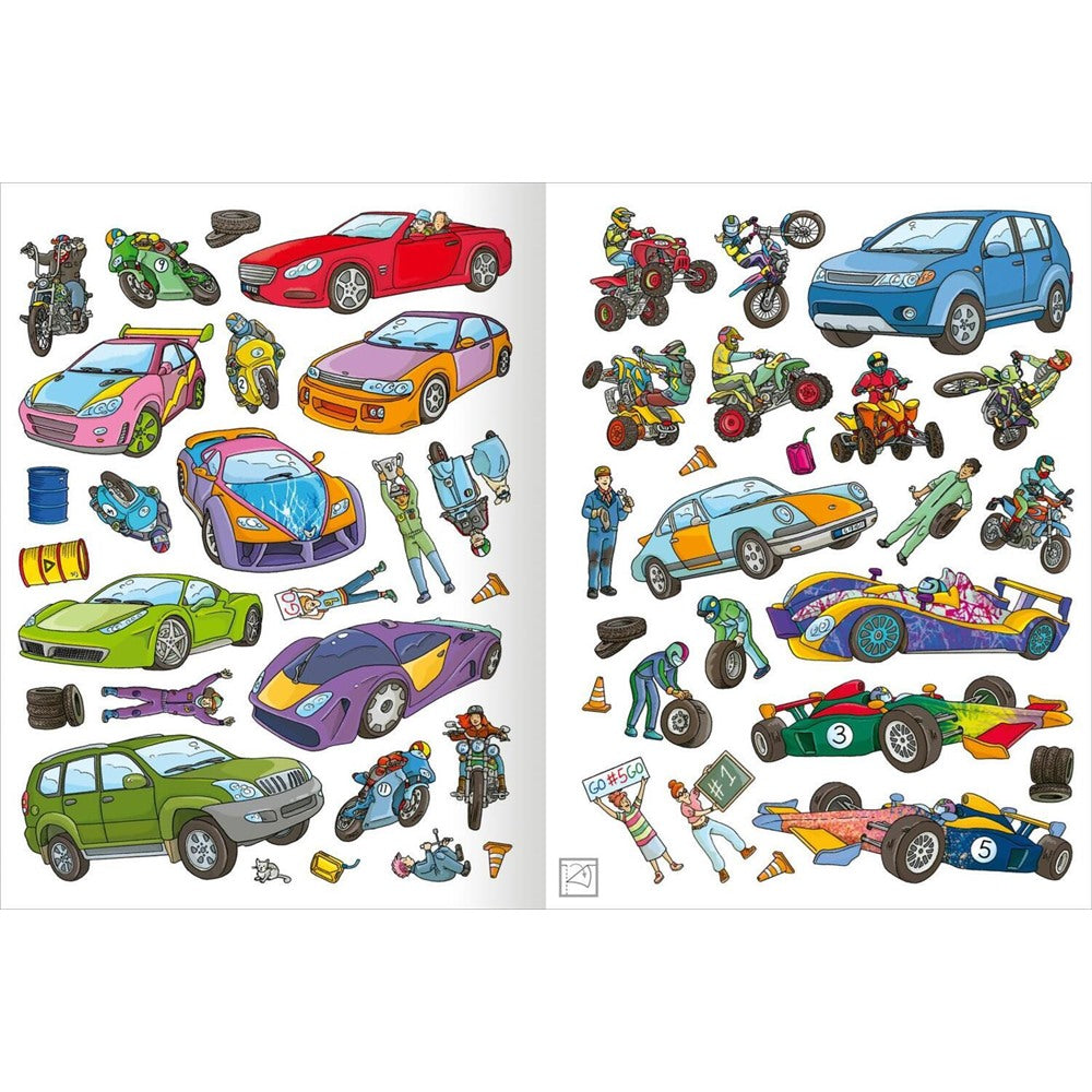Das superdicke Stickerheft - Fahrzeuge
