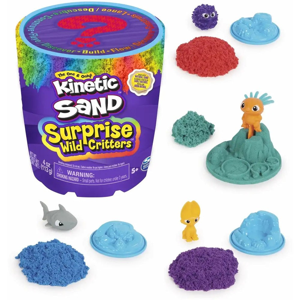 Kinetic Sand Surprise Wild Critters 113g