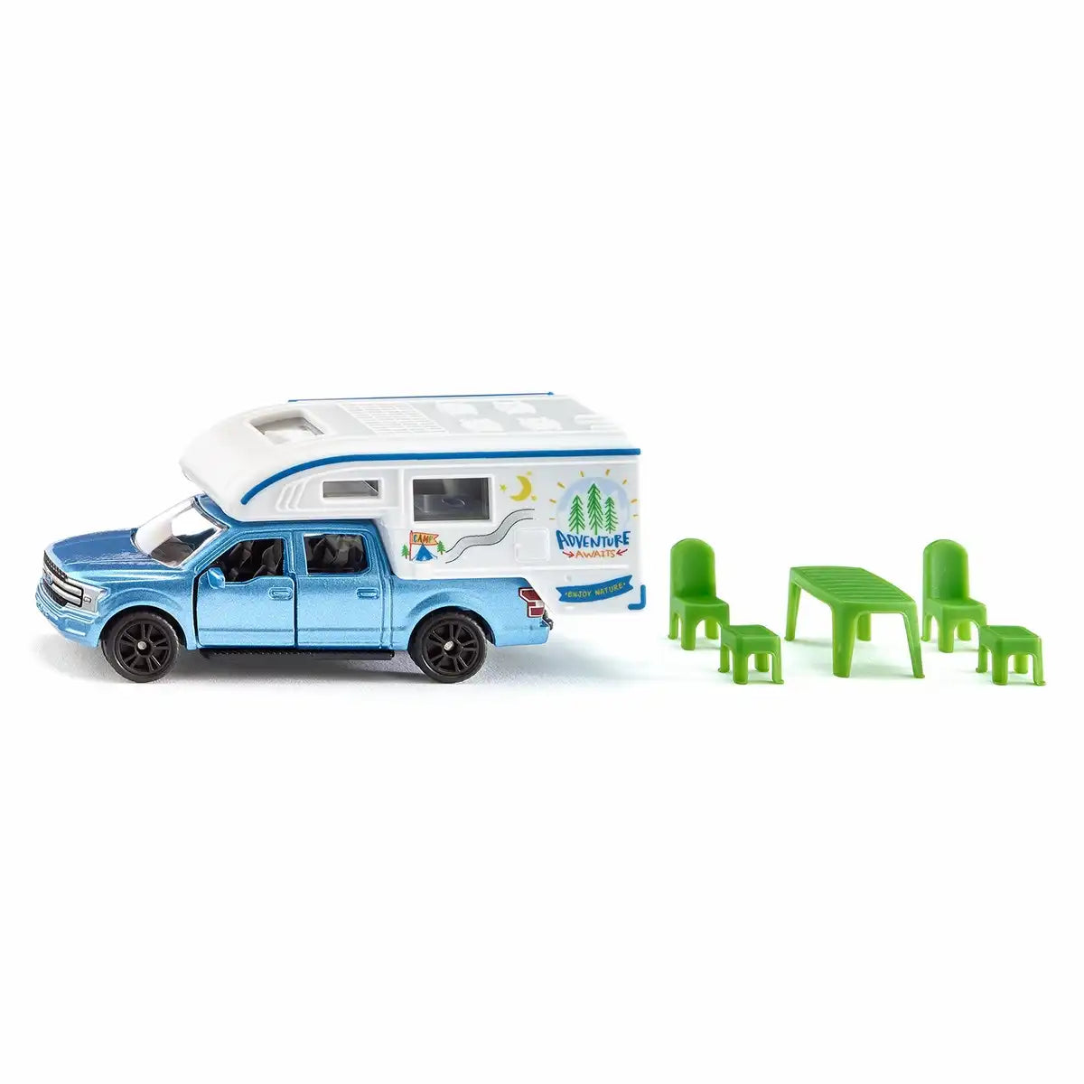 siku 1693 Ford F150 Pick-Up Camper mit Zubehör
