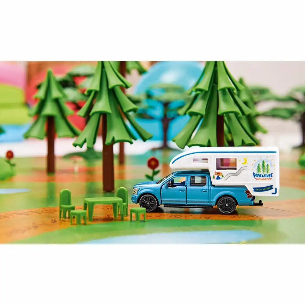 siku 1693 Ford F150 Pick-Up Camper mit Zubehör