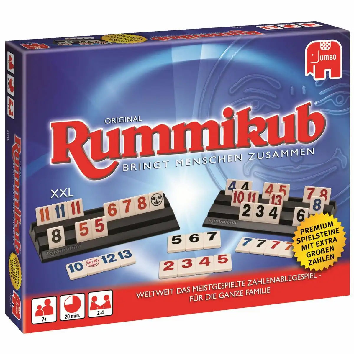 Familienspiel Original Rummikub XXL extra große Zahlen