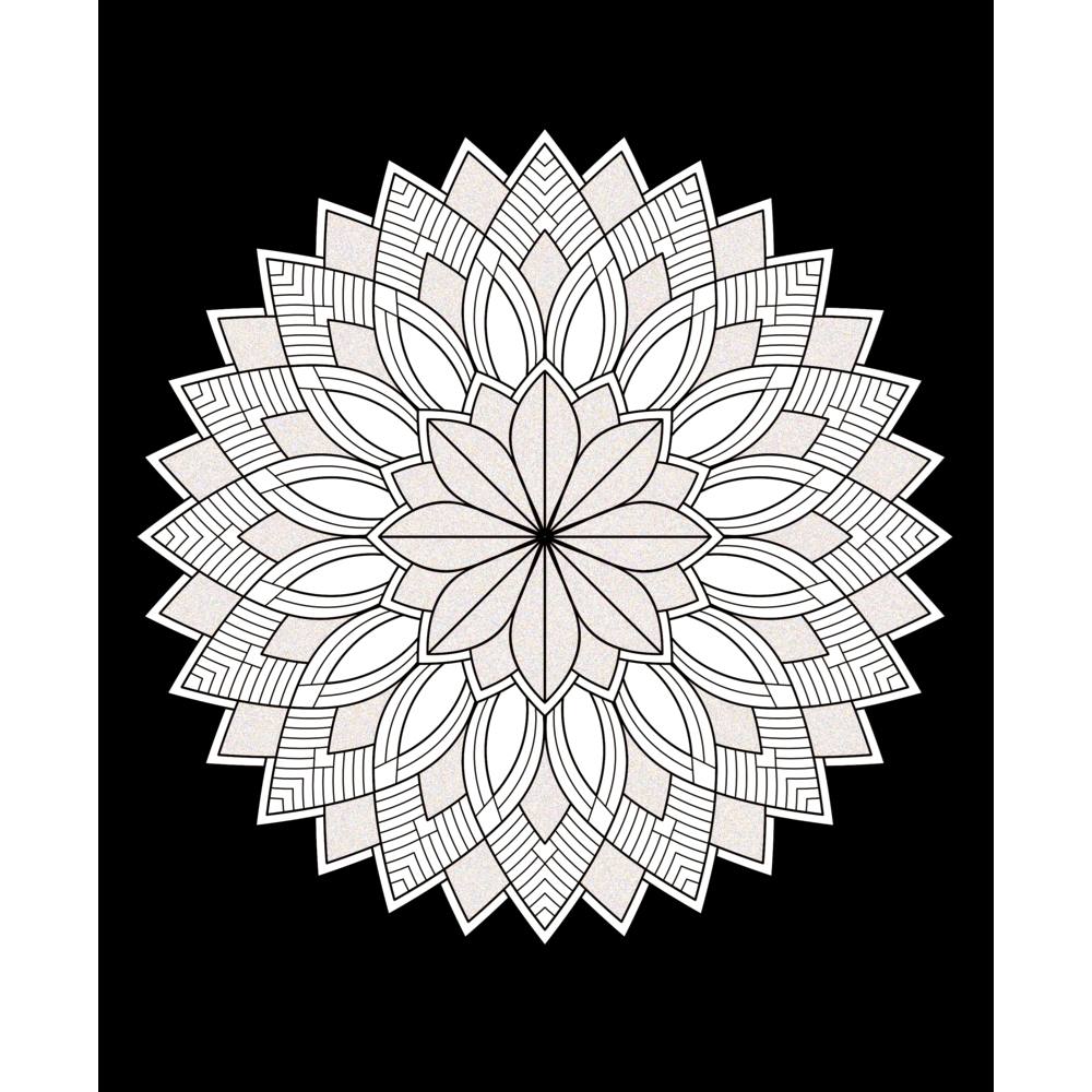 Spirit & Soul Magic Mandalas - Glitzer-Malbuch