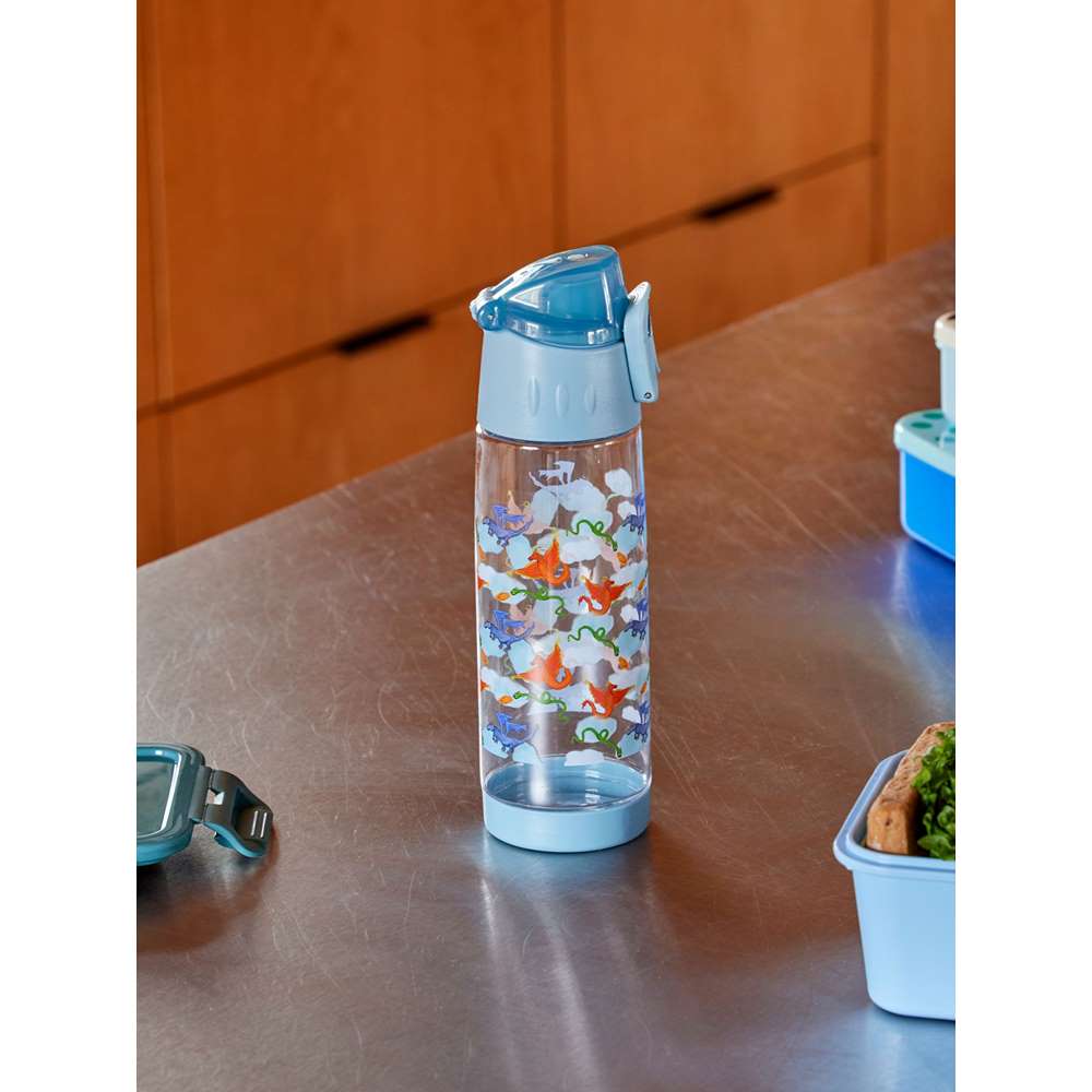 Rice Trinkflasche - Blau - Dragon Print 500ml