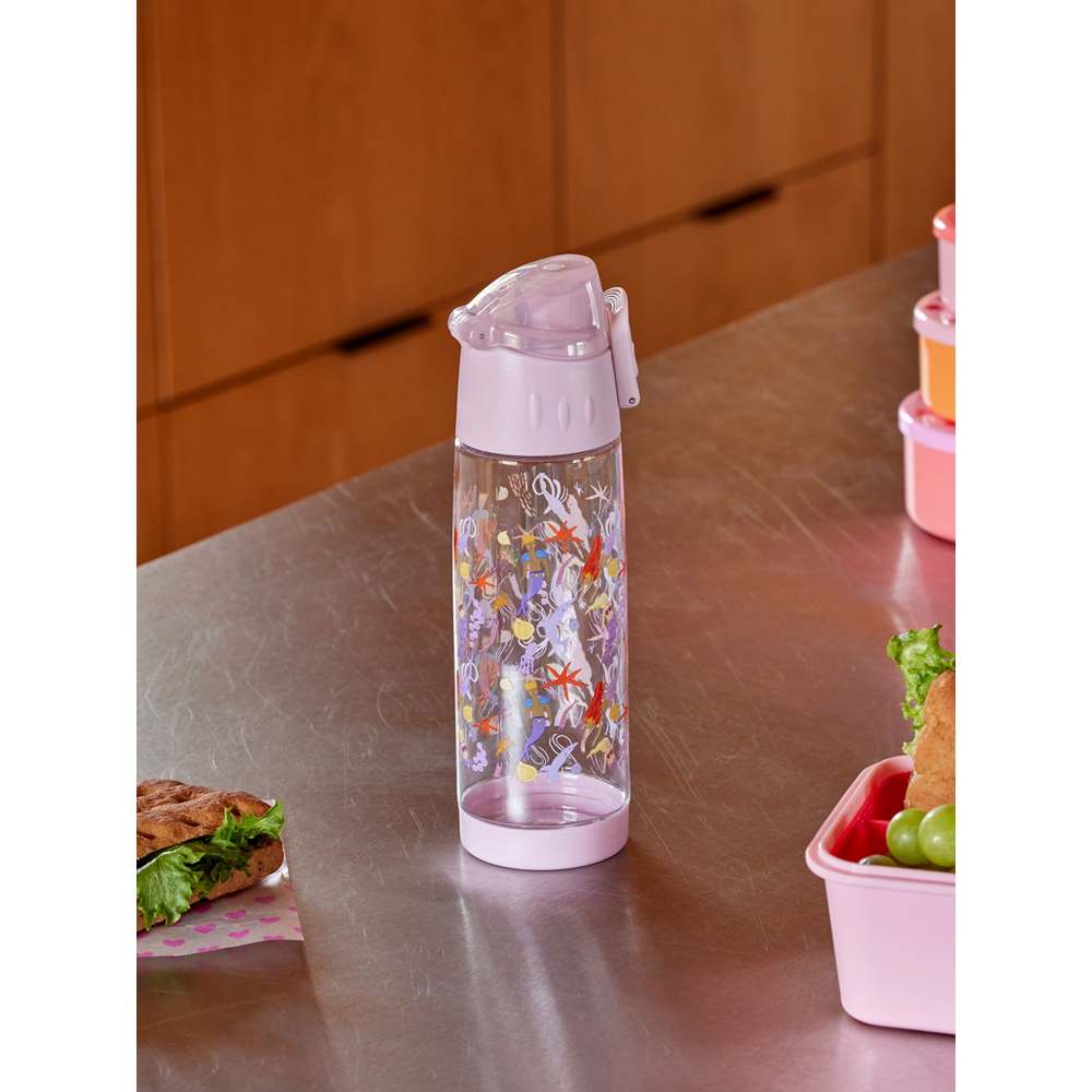Rice Trinkflasche - Lavendel - Mermaid Print 500ml