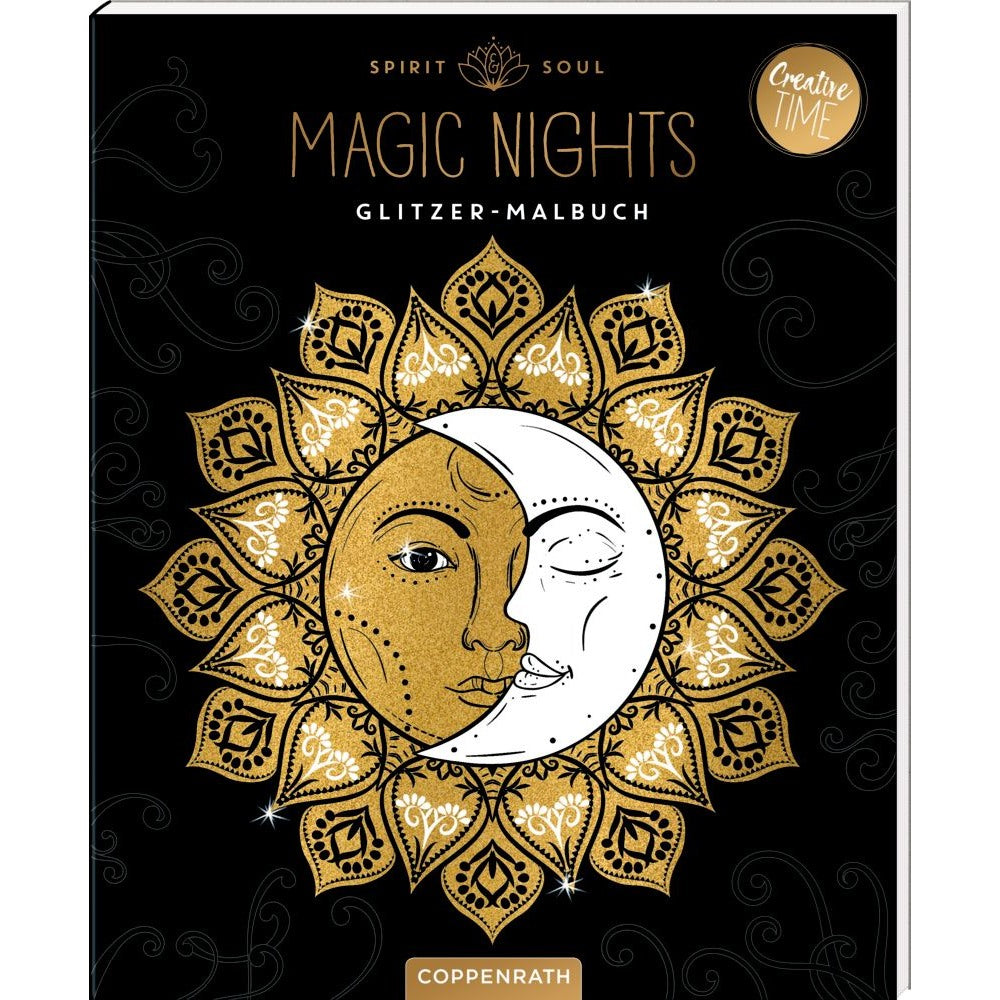Spirit & Soul Magic Nights - Glitzer-Malbuch