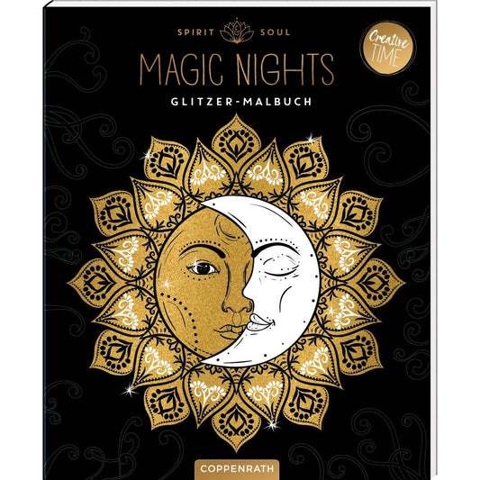 Spirit & Soul Magic Nights - Glitzer-Malbuch