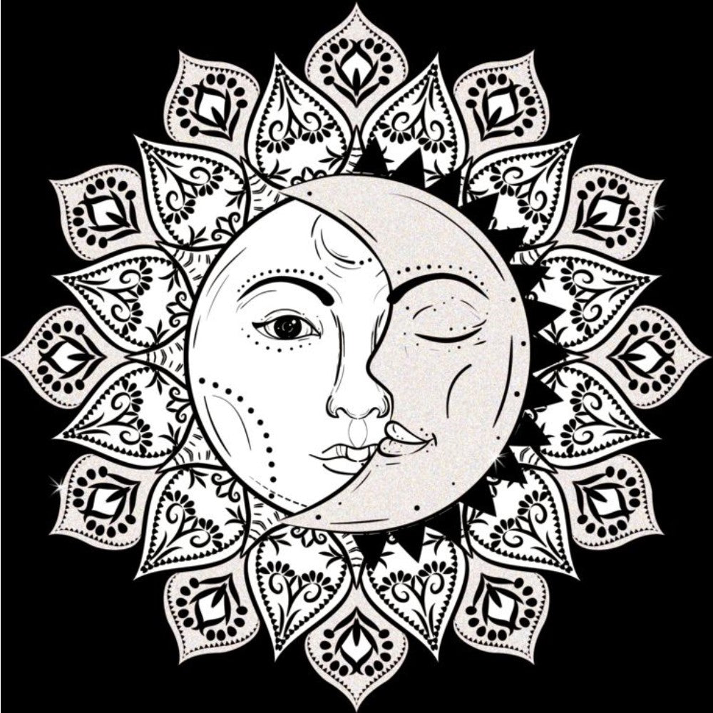 Spirit & Soul Magic Nights - Glitzer-Malbuch