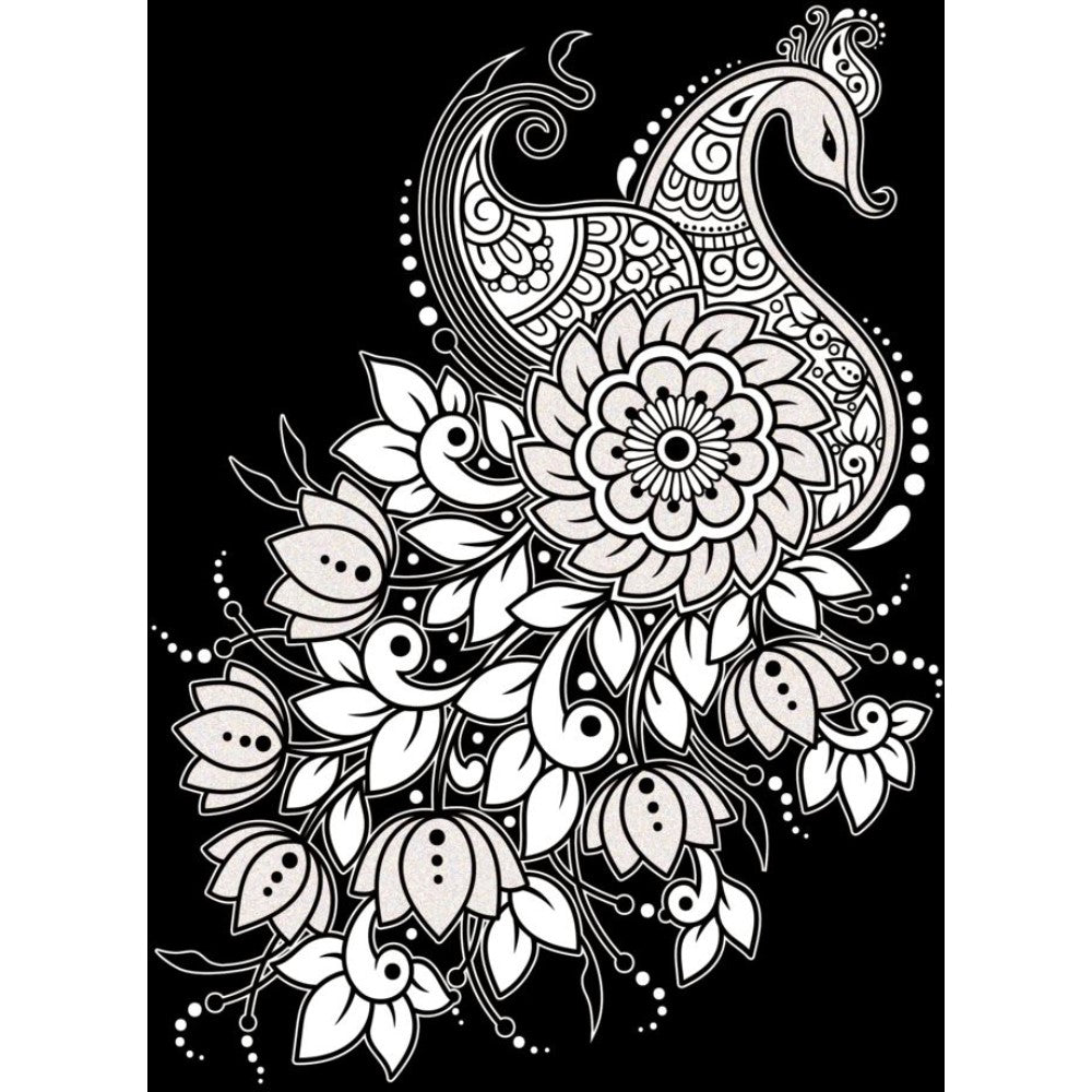 Spirit & Soul Magic Nights - Glitzer-Malbuch