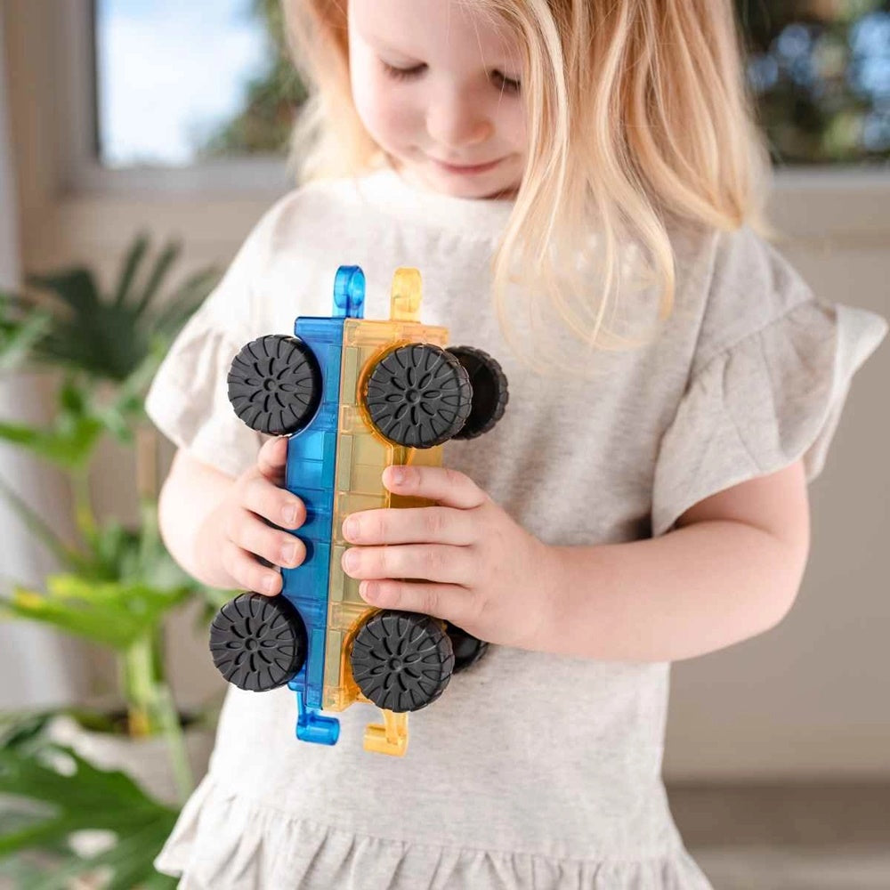 Connetix Magnetbausteine Rainbow Car Pack - 2 Teile